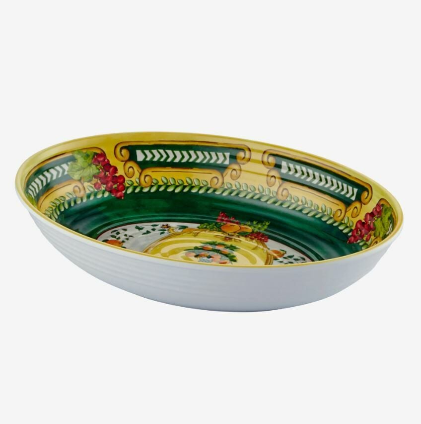 Yeşil Melamin Servis Kasesi 33 Cm Carpe Diem Collection by Chiara Alessi