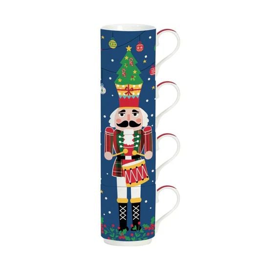 CHRISTMAS TAMBOURINE 4'LÜ MUG SETİ