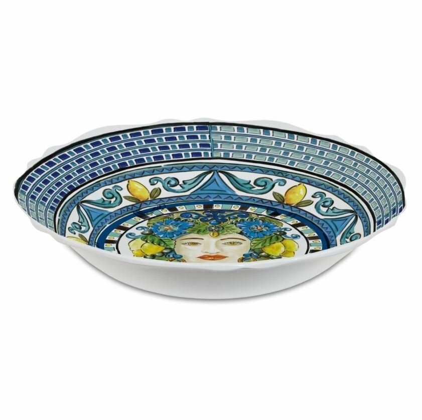 BACI MILANO SICILY SALATA KASESİ 35,5 CM MAVİ