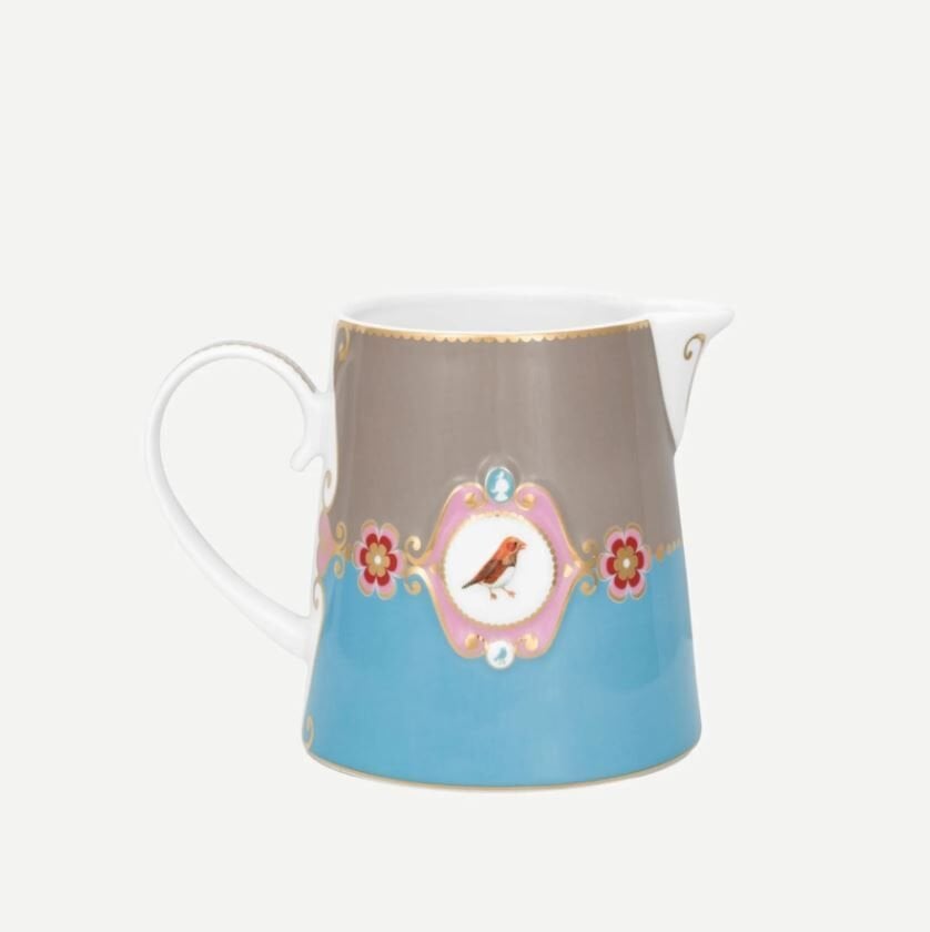 Mavi Haki Porselen Sürahi 900 Ml Love Birds Collection by Pip Studio