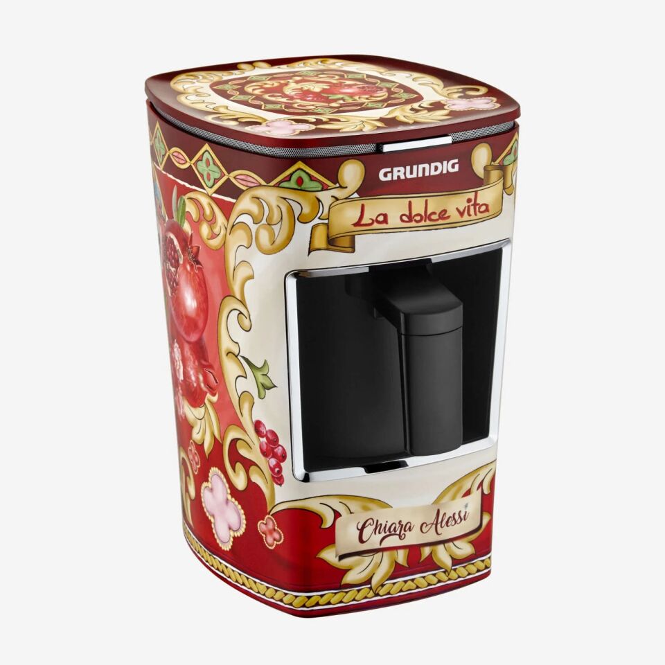 La Dolce Vita Collection by Chiara Alessi Kırmızı Türk Kahvesi Makinesi Grundig