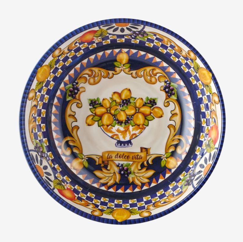 Mavi Melamin Kase 20 Cm Capri Collection by Chiara Alessi