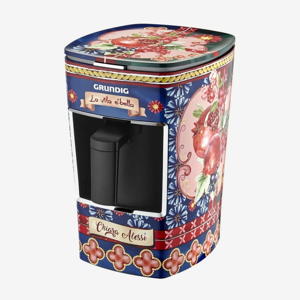 La Vita E Bella Collection by Chiara Alessi Kırmızı Mavi Türk Kahvesi Makinesi Grundig