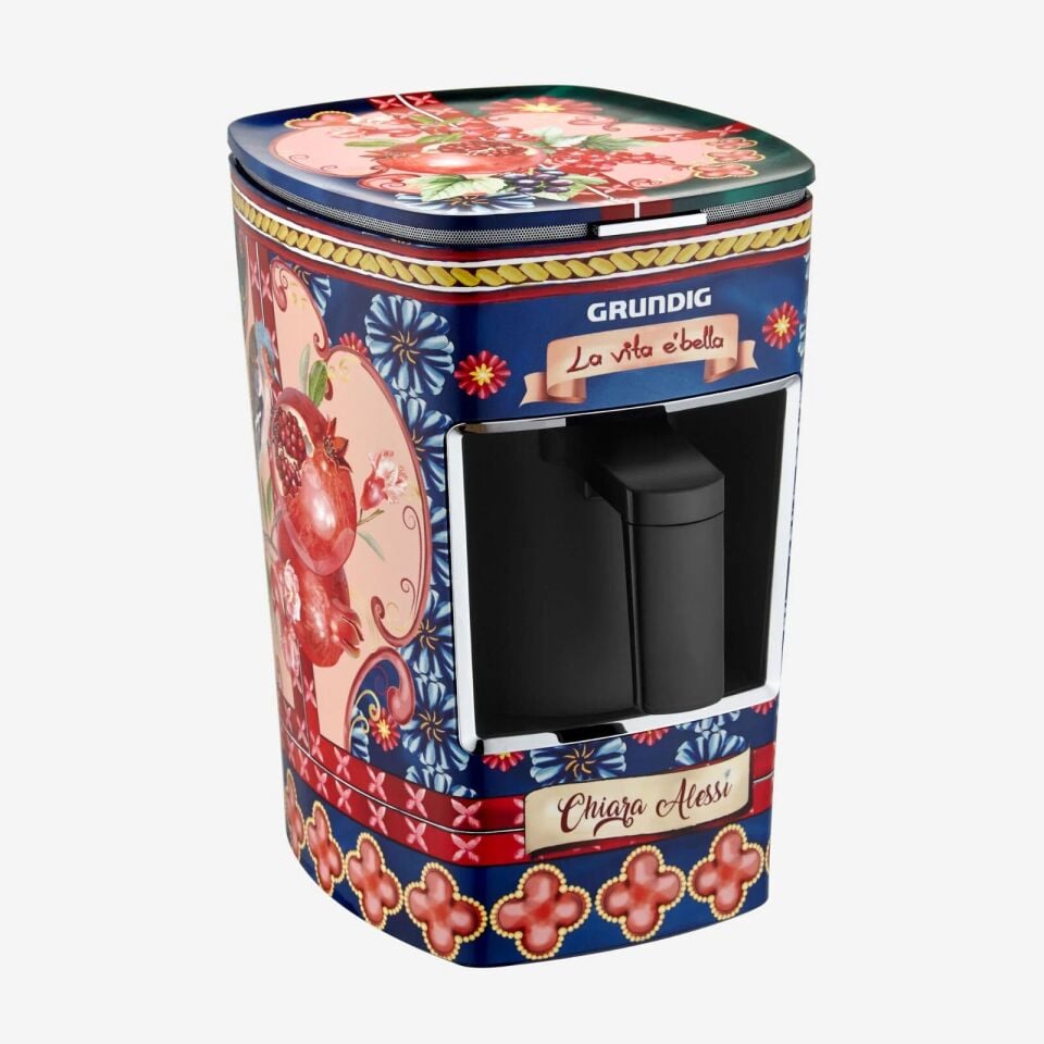 La Vita E Bella Collection by Chiara Alessi Kırmızı Mavi Türk Kahvesi Makinesi Grundig