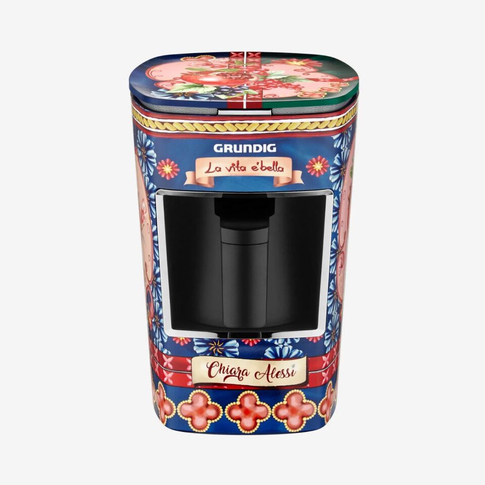 La Vita E Bella Collection by Chiara Alessi Kırmızı Mavi Türk Kahvesi Makinesi Grundig