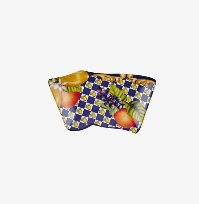 Mavi Melamin Meze Tabağı 7 Parça Capri Collection by Chiara Alessi