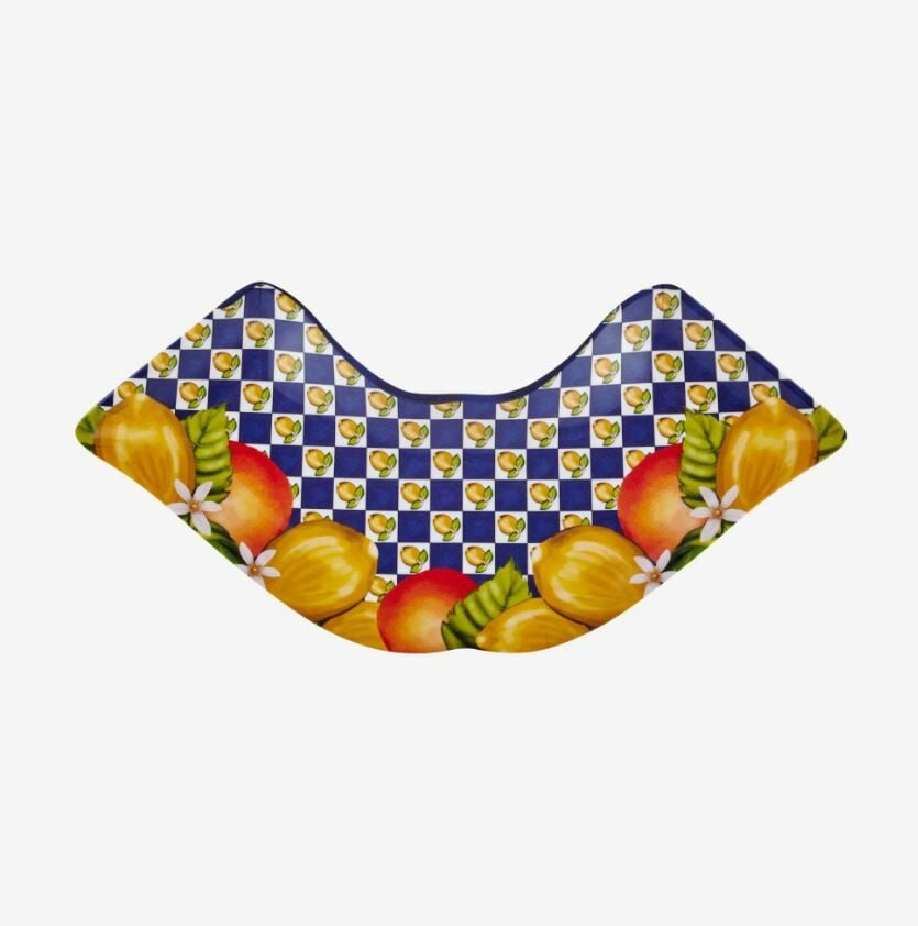 Mavi Melamin Meze Tabağı 7 Parça Capri Collection by Chiara Alessi