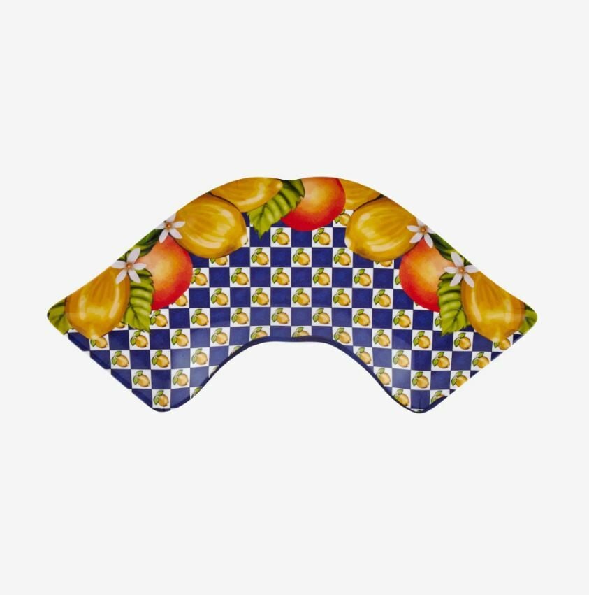 Mavi Melamin Meze Tabağı 7 Parça Capri Collection by Chiara Alessi