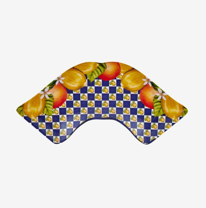 Mavi Melamin Meze Tabağı 7 Parça Capri Collection by Chiara Alessi