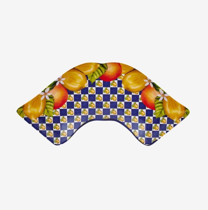 Mavi Melamin Meze Tabağı 7 Parça Capri Collection by Chiara Alessi