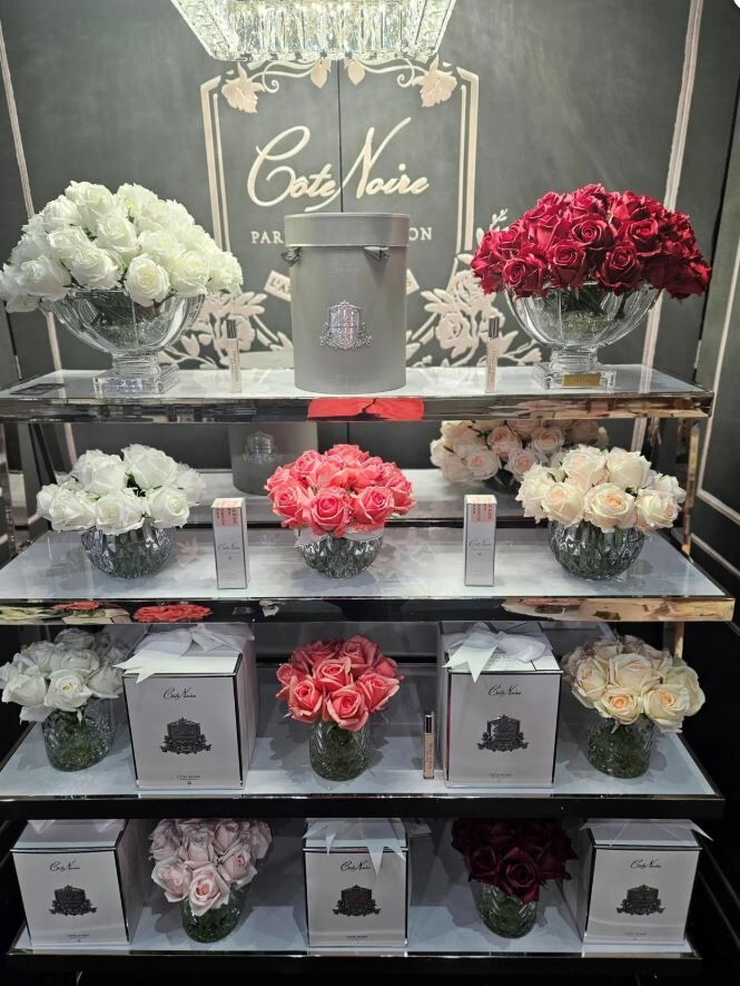 Cote Noire - Luxury Centerpiece 37 Güllü Koku Beyaz