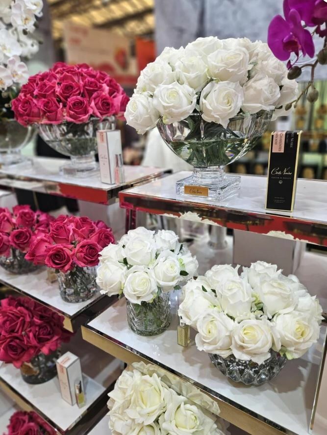 Cote Noire - Luxury Centerpiece 37 Güllü Koku Beyaz