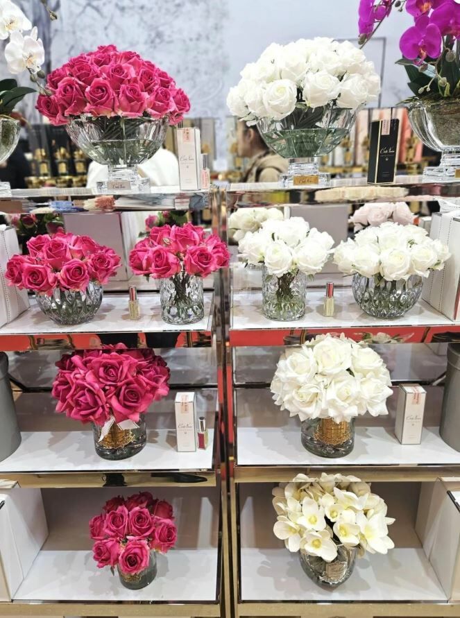 Cote Noire - Luxury Centerpiece 37 Güllü Koku Beyaz