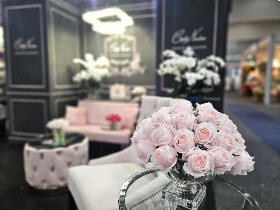 Cote Noire - Luxury Centerpiece 37 Güllü Koku Pembe