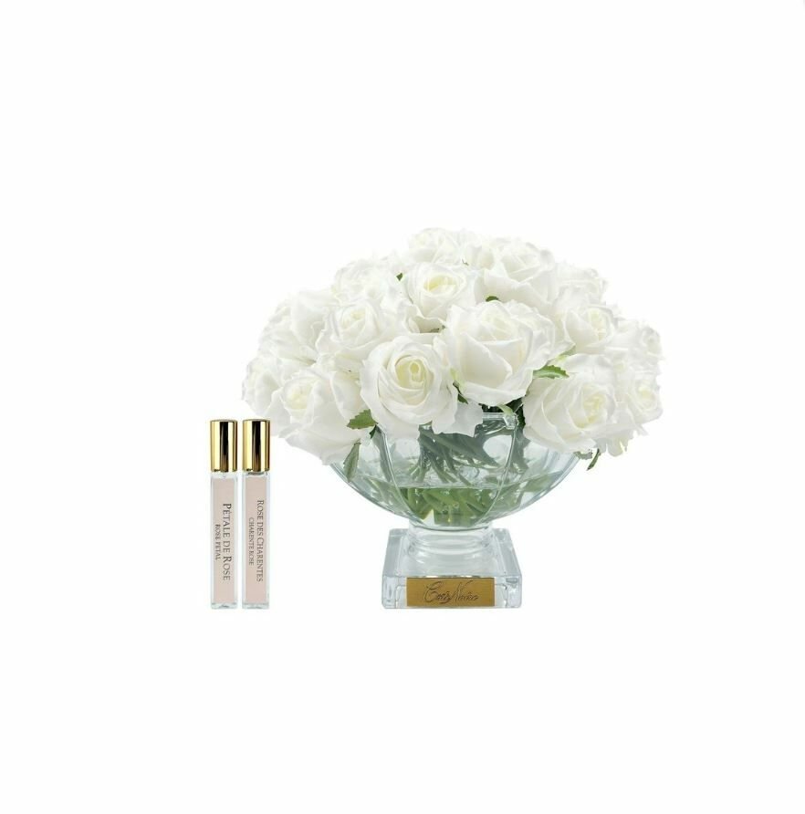 Cote Noire - Luxury Centerpiece 37 Güllü Koku Beyaz