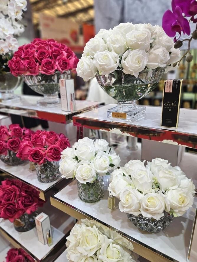 Cote Noire - Luxury Centerpiece 37 Güllü Koku Beyaz