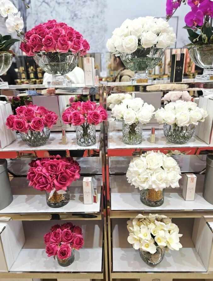 Cote Noire - Luxury Centerpiece 37 Güllü Koku Beyaz