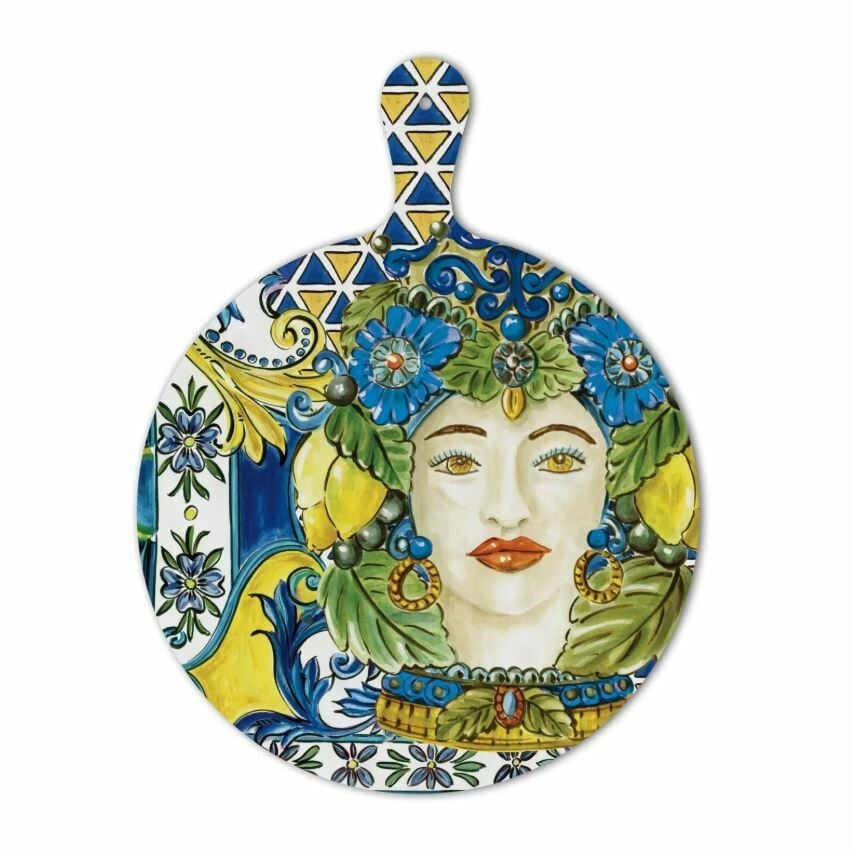 BACI MILANO SICILY KESME TAHTASI 32X42 CM MAVİ