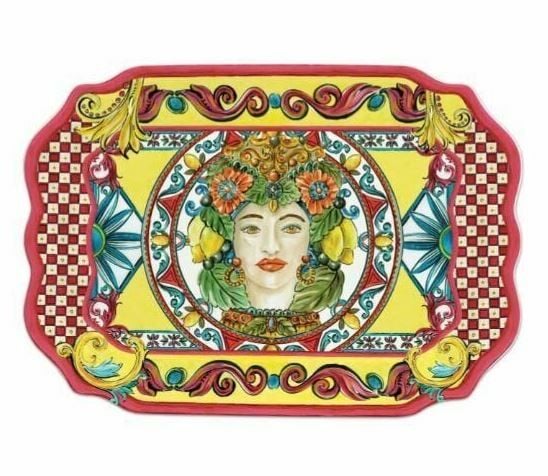 BACI MILANO SICILY KESME TAHTASI 32X42 CM