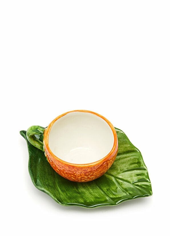 La Ceramica V.B.C Portakal Formlu Espresso Fincanı