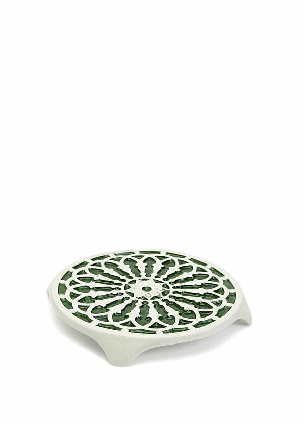 La Ceramica V.B.C Yeşil Yuvarlak Formlu Nihale
