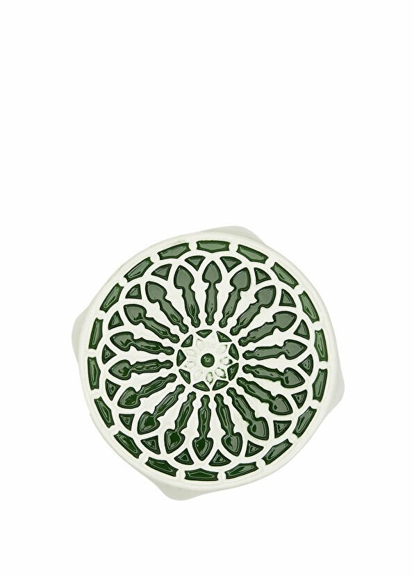 La Ceramica V.B.C Yeşil Yuvarlak Formlu Nihale