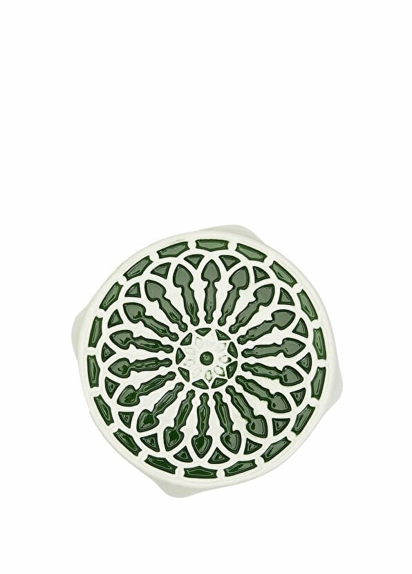 La Ceramica V.B.C Yeşil Yuvarlak Formlu Nihale