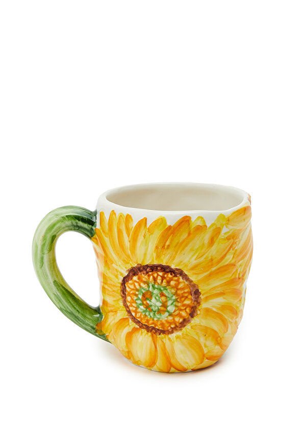 La Ceramica V.B.C Ay Çiçeği Desenli Kupa