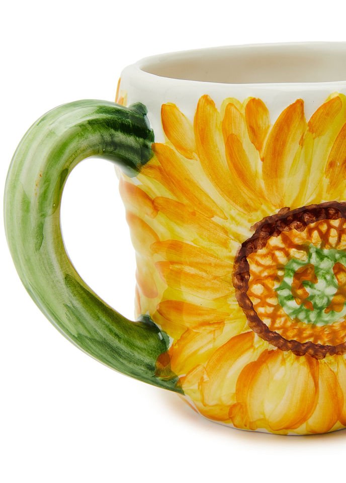 La Ceramica V.B.C Ay Çiçeği Desenli Kupa