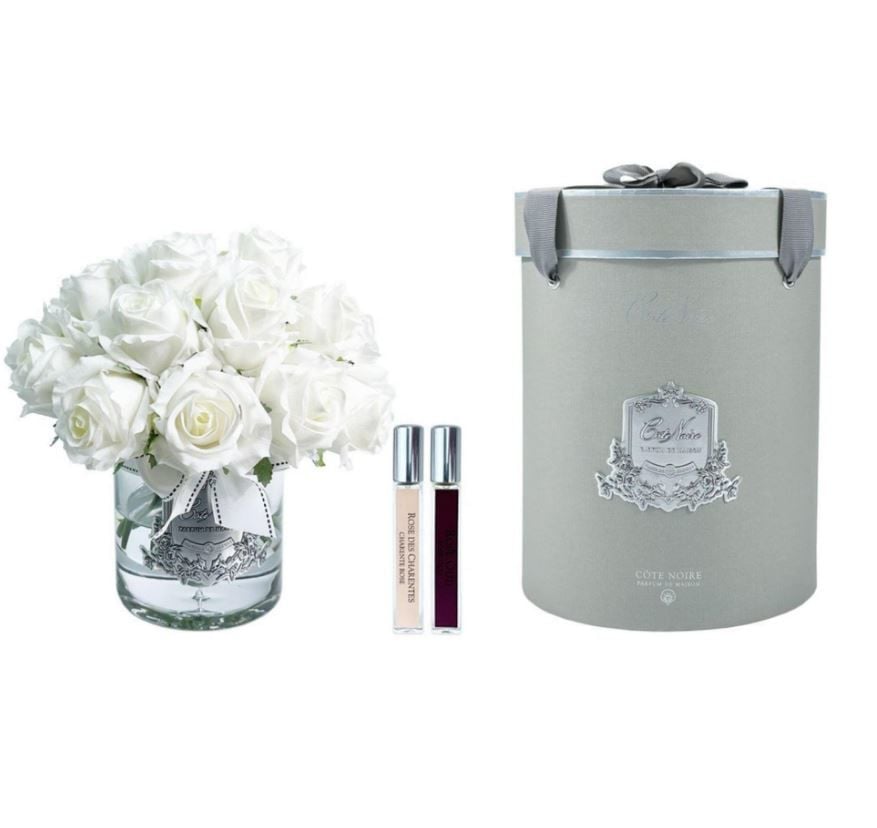 Cote Noire - Luxury Grand Gül Buketi Beyaz