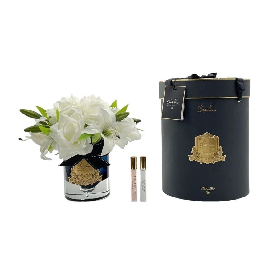 Cote Noire - Luxury Lilyum & Gül Beyaz Gül