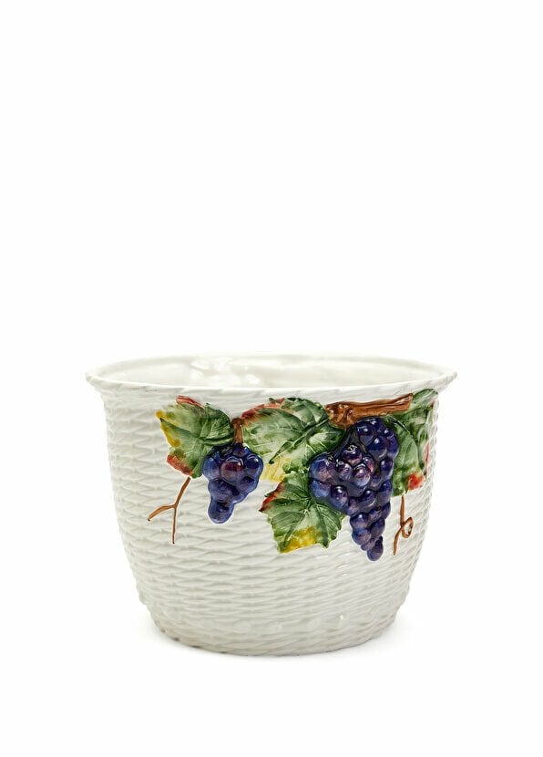 La Ceramica V.B.C Üzüm Detaylı Saksı