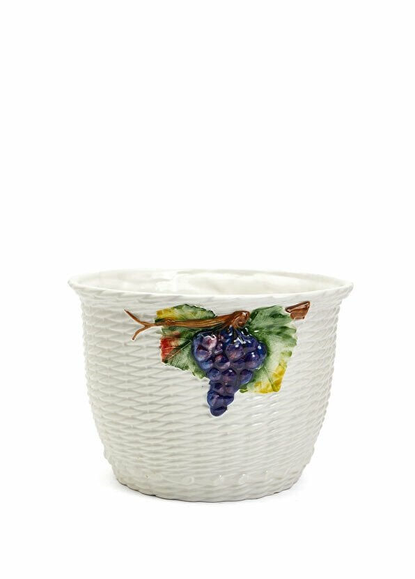 La Ceramica V.B.C Üzüm Detaylı Saksı