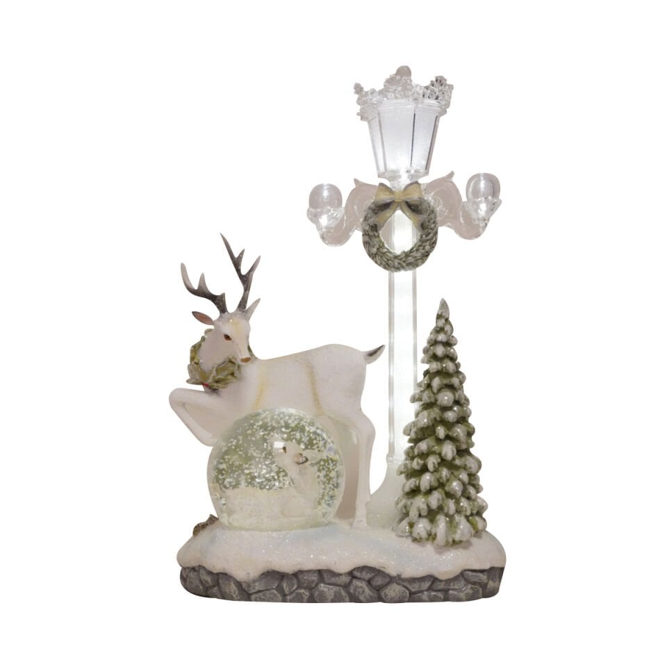 DEER WITH KAMPPOST MUSICAL 40 CM.