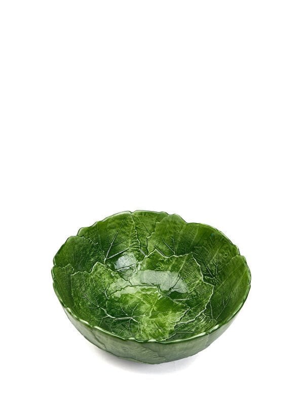 La Ceramica V.B.C Yaprak Figürlü Kase