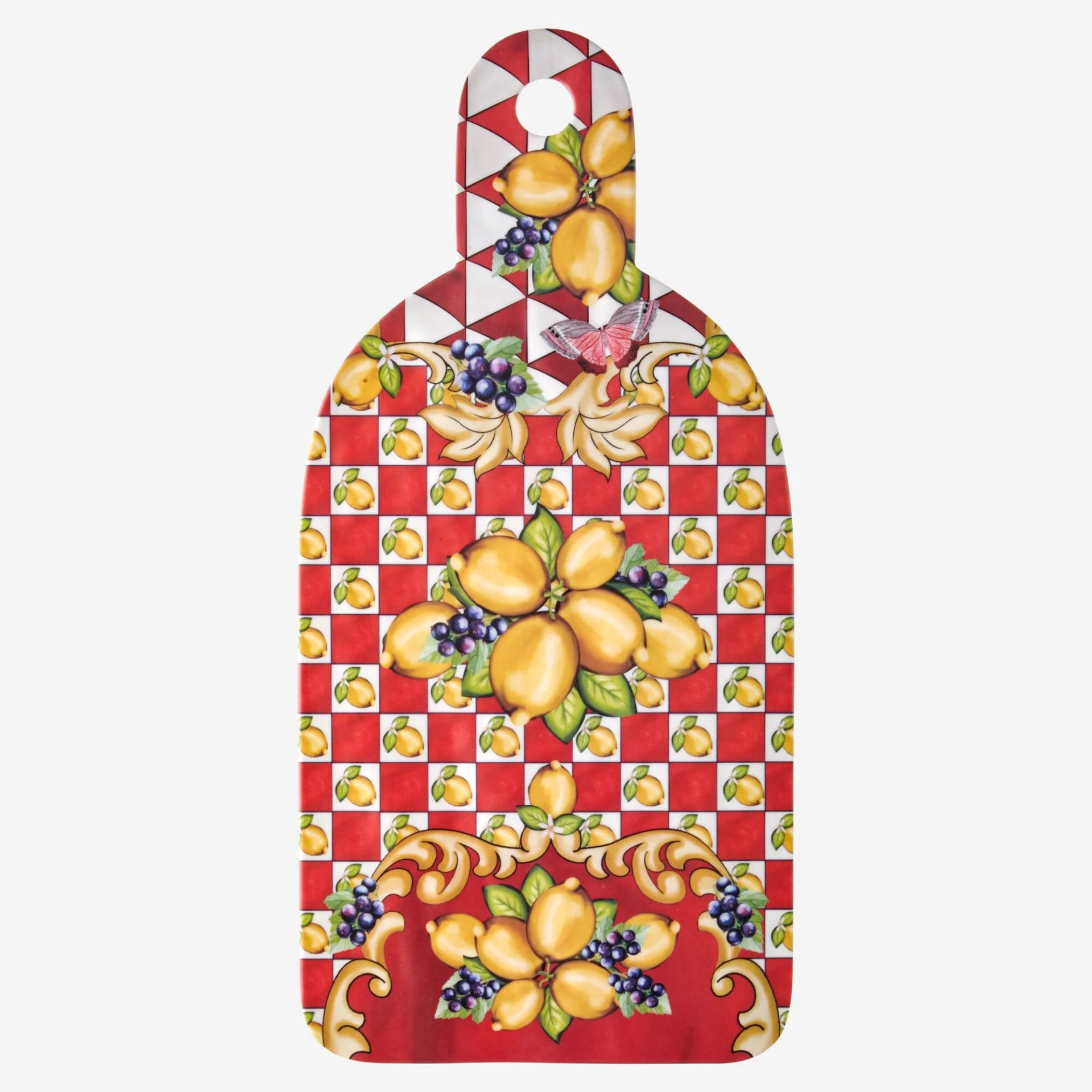 Kırmızı Melamin Sunum Tahtası 34 Cm Capri Collection by Chiara Alessi