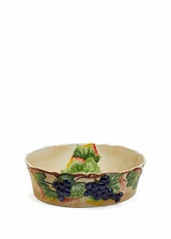 La Ceramica V.B.C Üzüm Figürlü Sepet