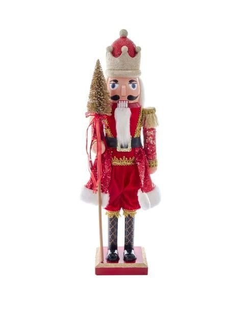 24''PLASTIC RED & GOLD KING NUTCRACK