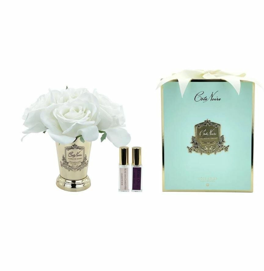 Cote Noire - 7 Güllü Gold Ekru Koku Tiffany Box