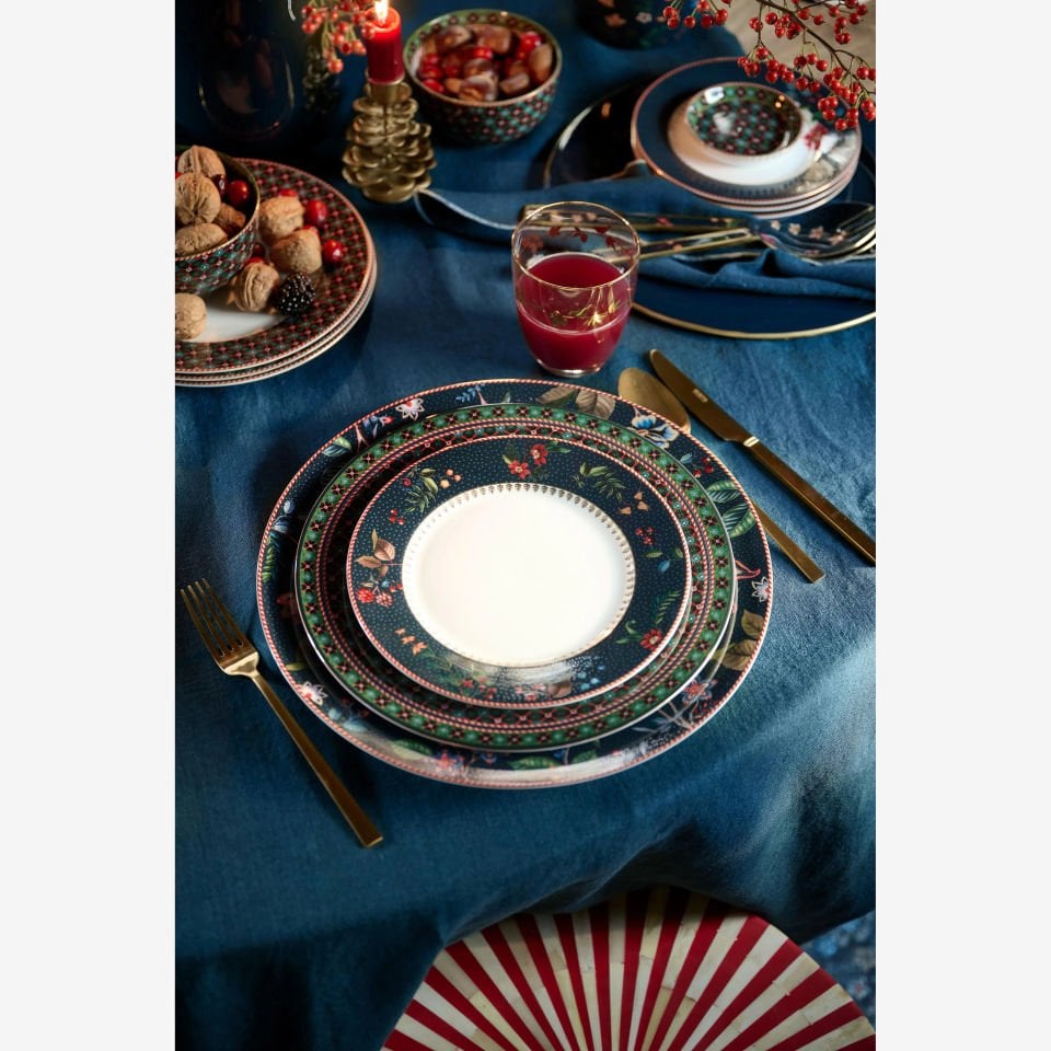Mavi Porselen Kahvaltı Tabağı 21 Cm Berry Blues Collection by Pip Studio