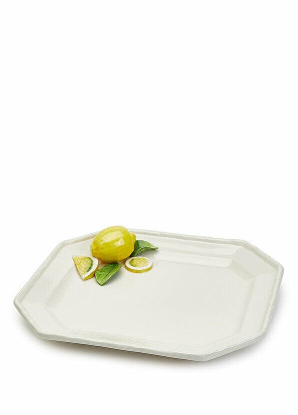 AnnaLuma Kesik Limon Detaylı Servis Tabağı
