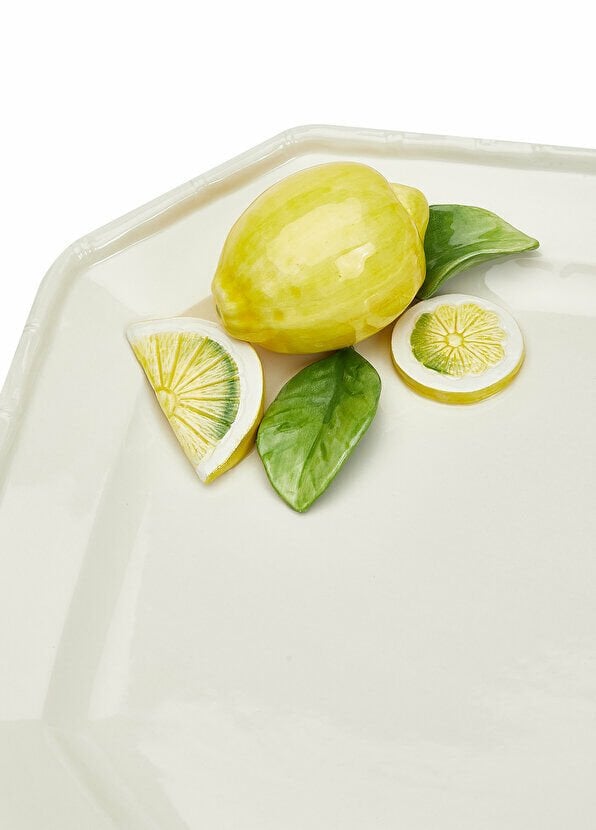 AnnaLuma Kesik Limon Detaylı Servis Tabağı