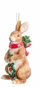 4.75''RESIN WOODLAND HEDGEHOG, RABBI