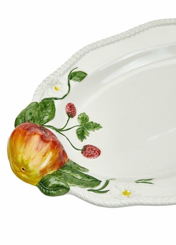 AnnaLuma Elma ve Ananas Detaylı Dekoratif tepsi