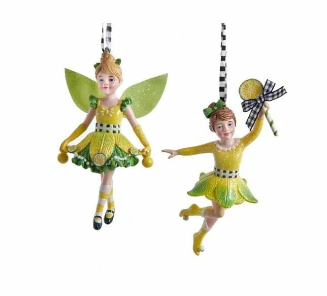 5.5''LEMON FAIRY ORN 2/ASSTD.