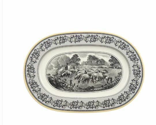 Audun Ferme Oval Servis Tabağı 34 cm