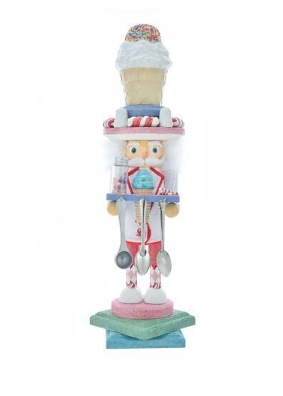19''HOLLY WOOD ICE CREAM NUTCRACKER.