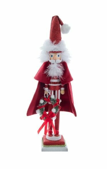 20''HOLLY WOOD RED SKINNY NUTCRACKER