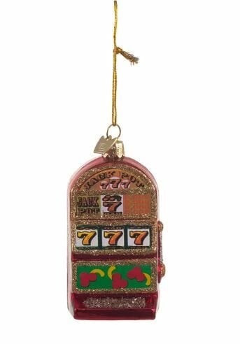 3.5''NOBLE GEMS GLASS SLOT MACHINE O