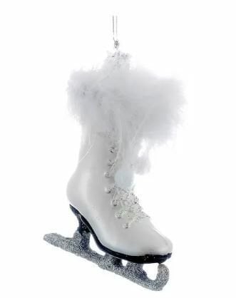 4.25''NOBLE GEMS GLASS WHITE ICE SKA